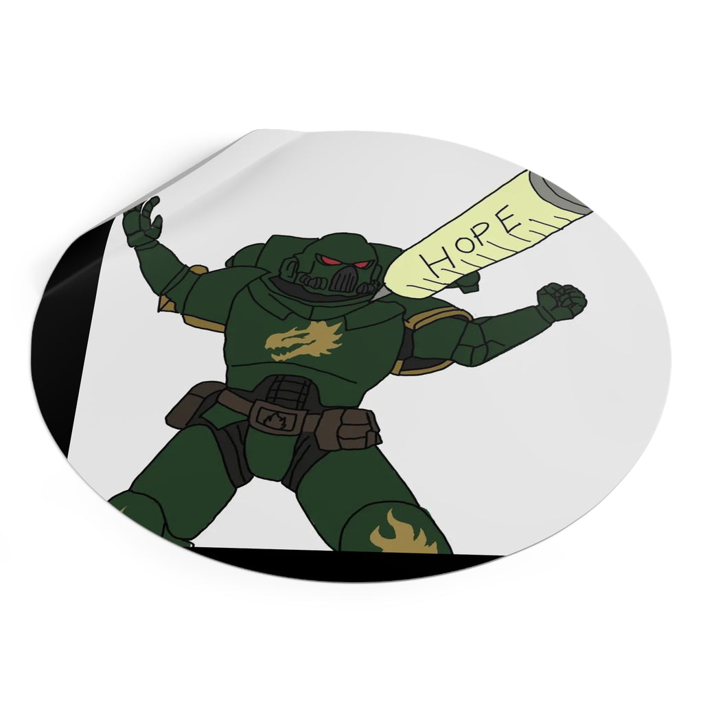 'Hope' Round Vinyl Sticker