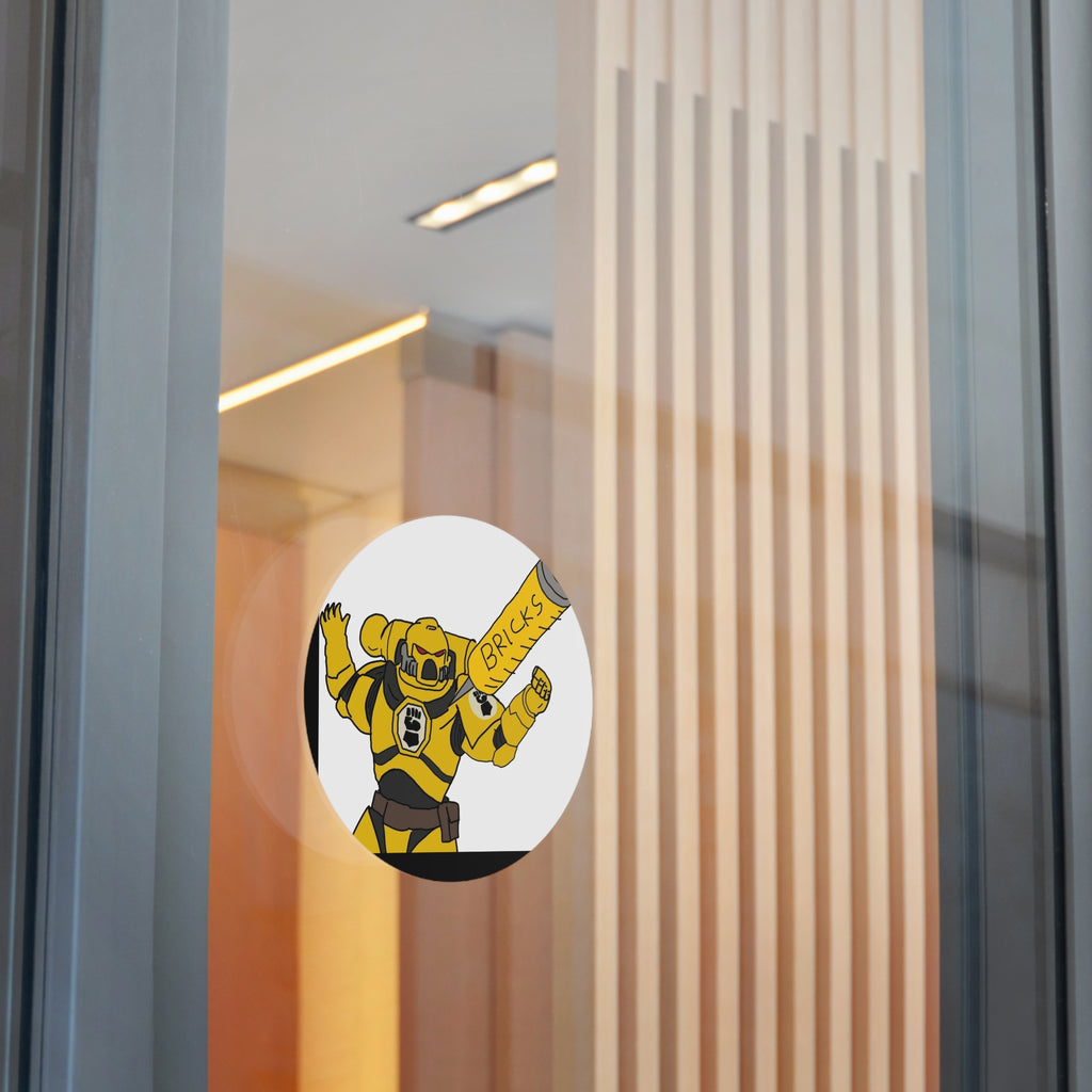BRICKS MARINE — Vinyl Round Sticker