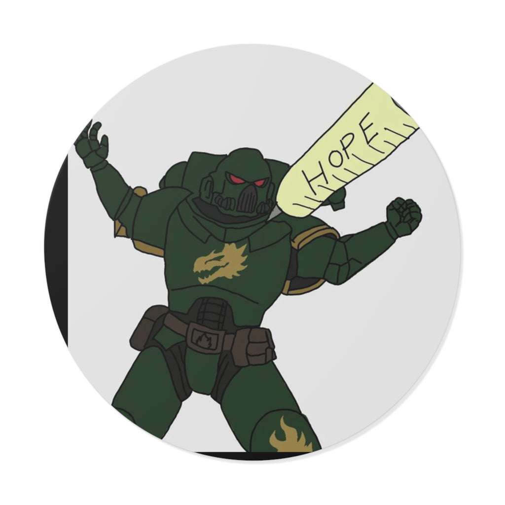 'Hope' Round Vinyl Sticker