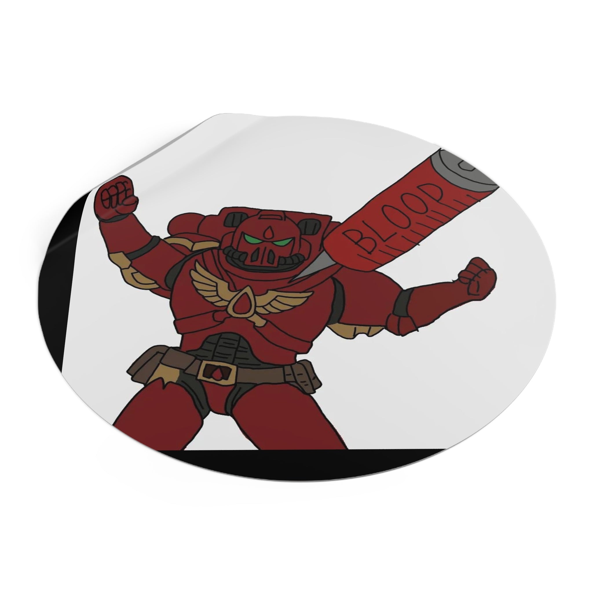 Blood - Round Vinyl Sticker