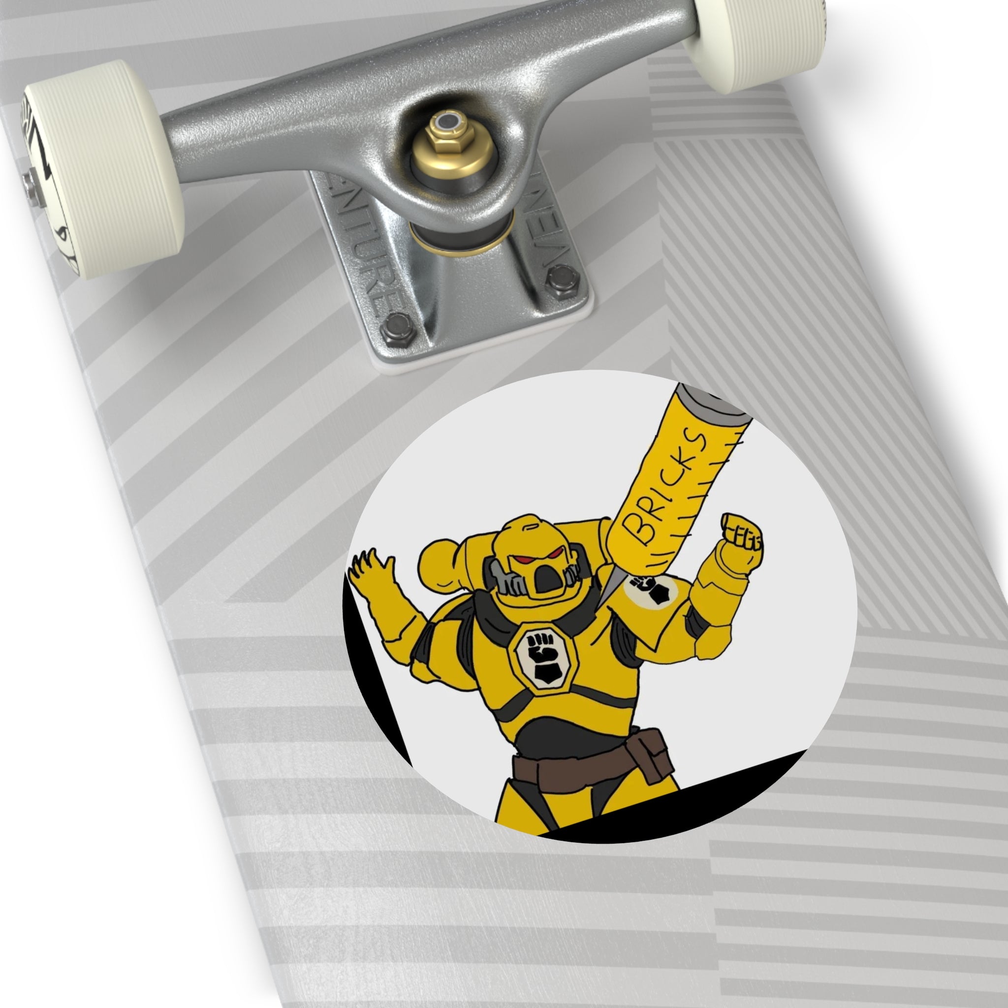 BRICKS MARINE — Vinyl Round Sticker