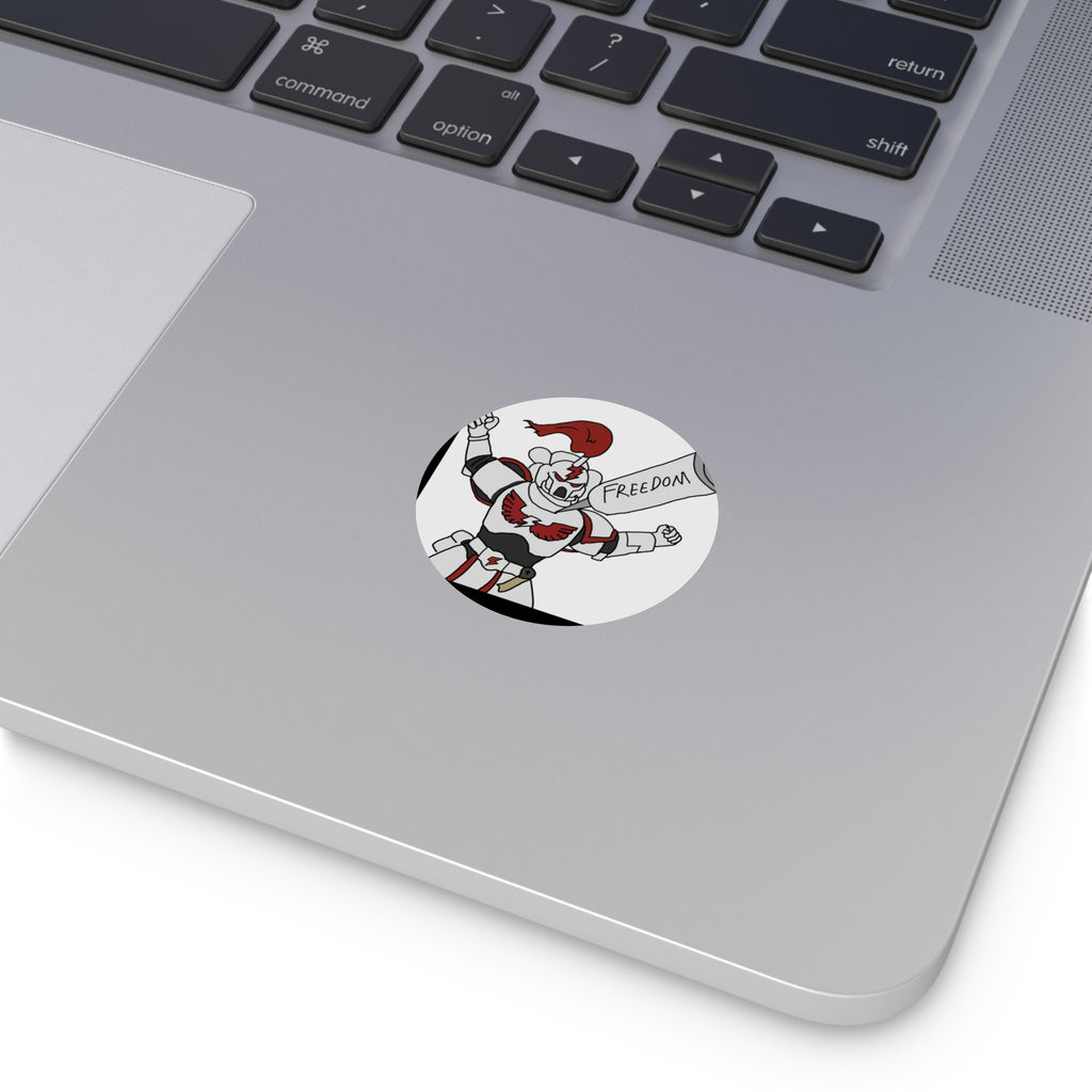 Freedom - Round Vinyl Sticker