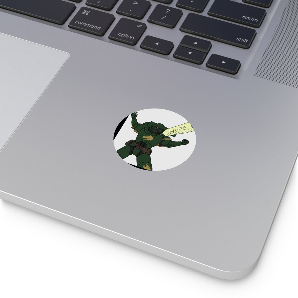'Hope' Round Vinyl Sticker