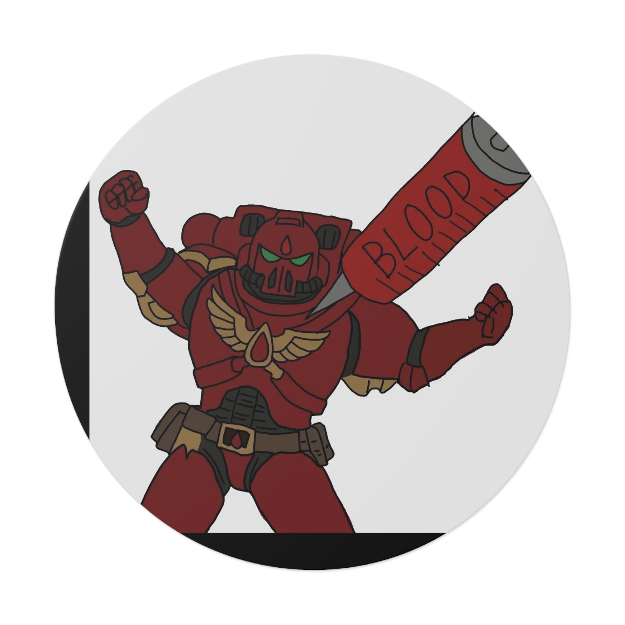 Blood - Round Vinyl Sticker