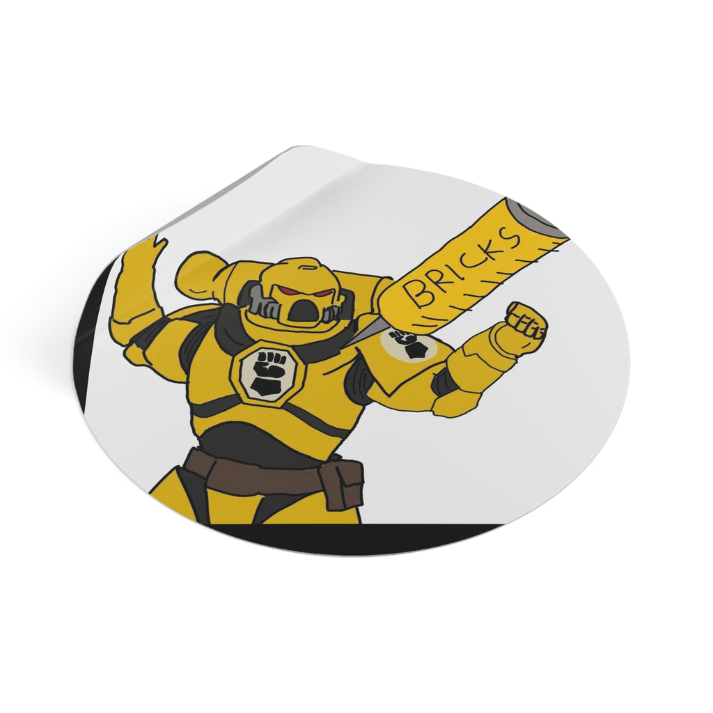 BRICKS MARINE — Vinyl Round Sticker