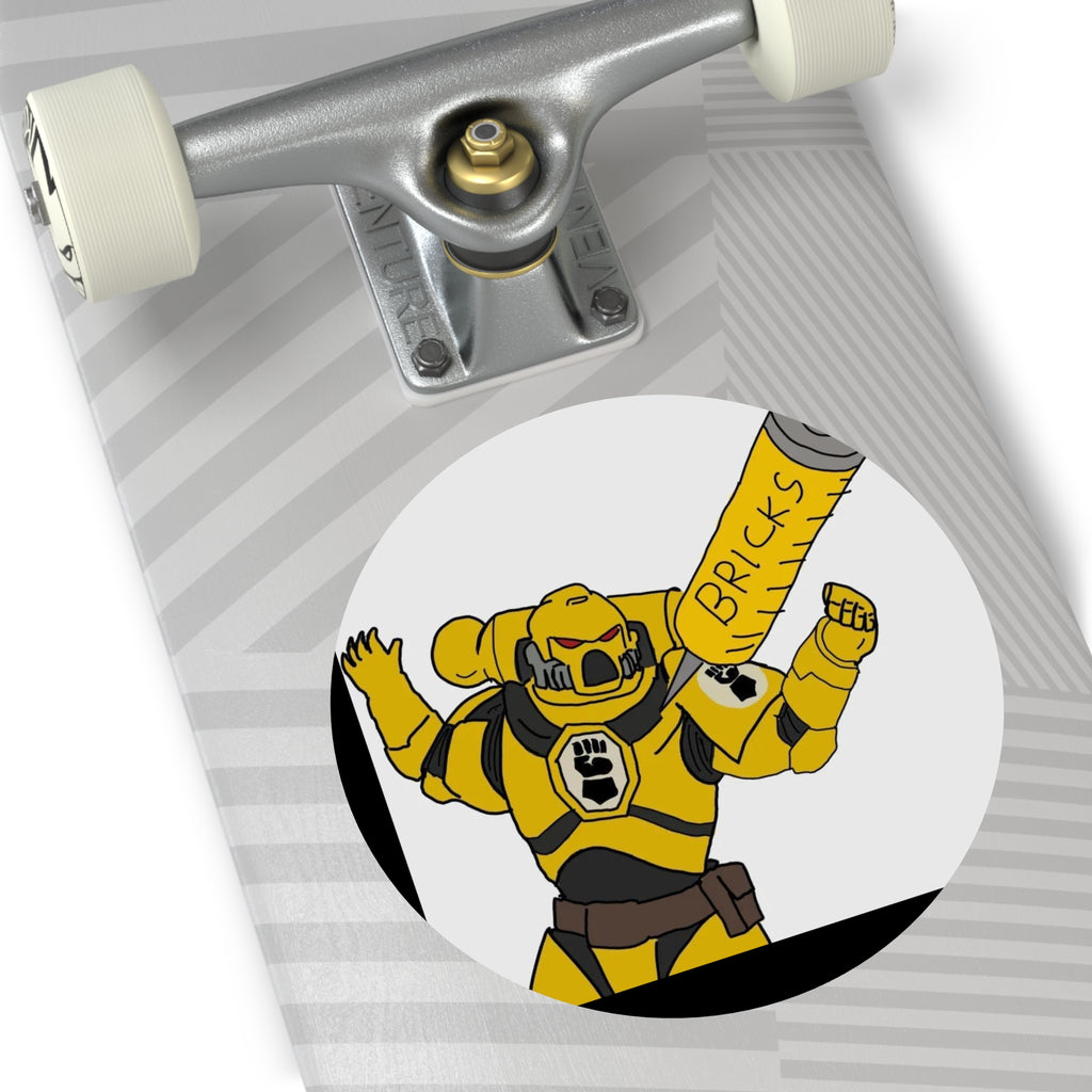 BRICKS MARINE — Vinyl Round Sticker