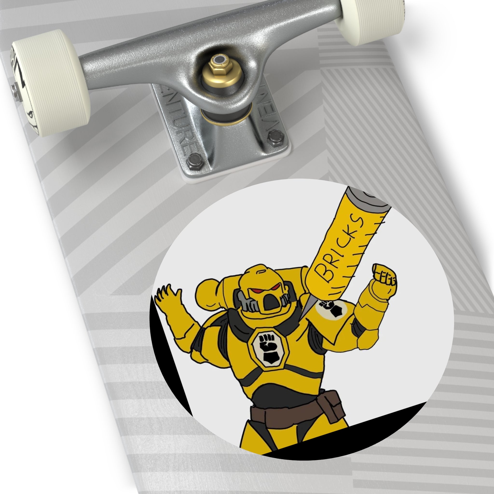 BRICKS MARINE — Vinyl Round Sticker
