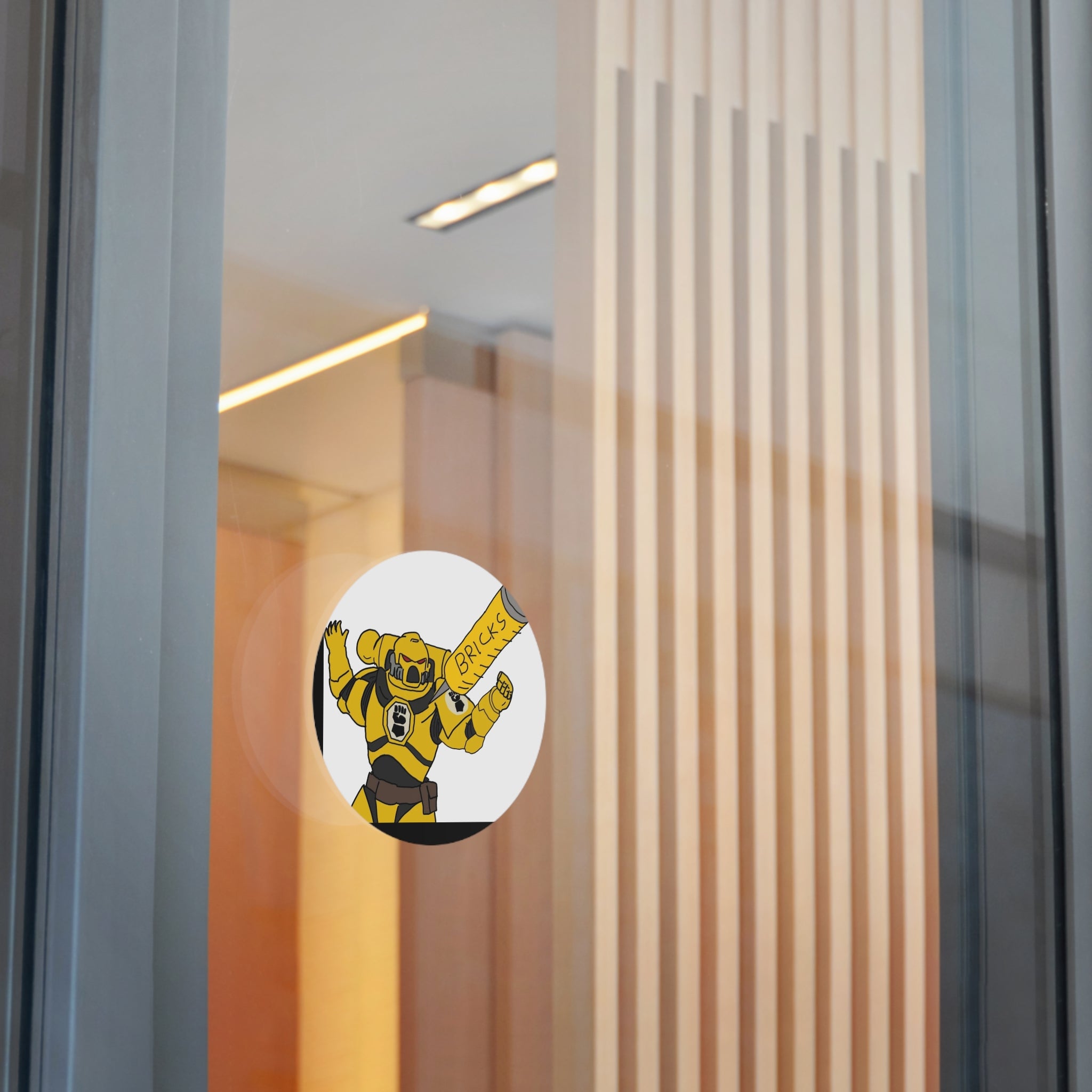 BRICKS MARINE — Vinyl Round Sticker