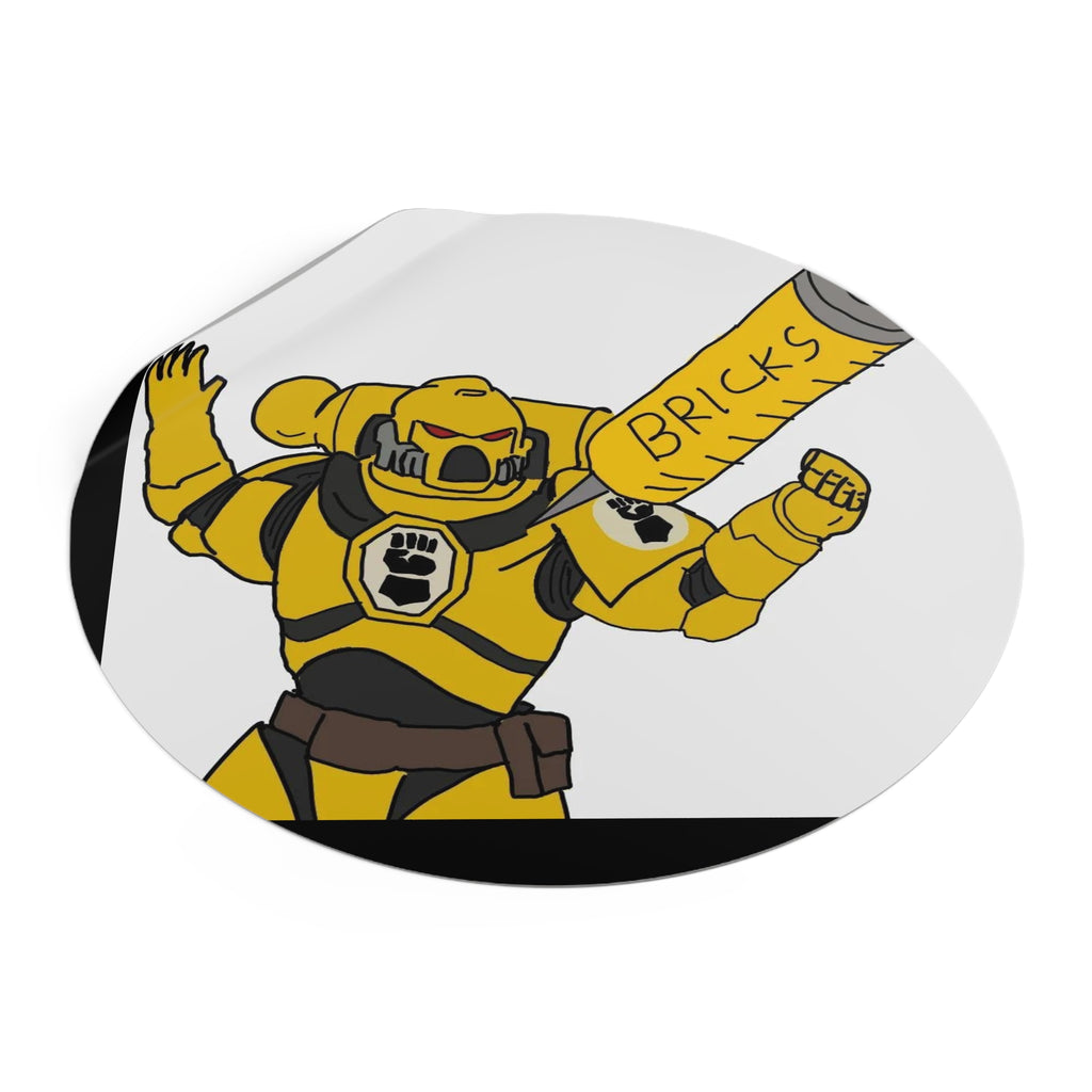 BRICKS MARINE — Vinyl Round Sticker