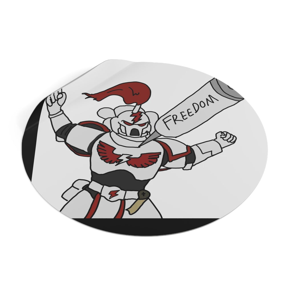 Freedom - Round Vinyl Sticker