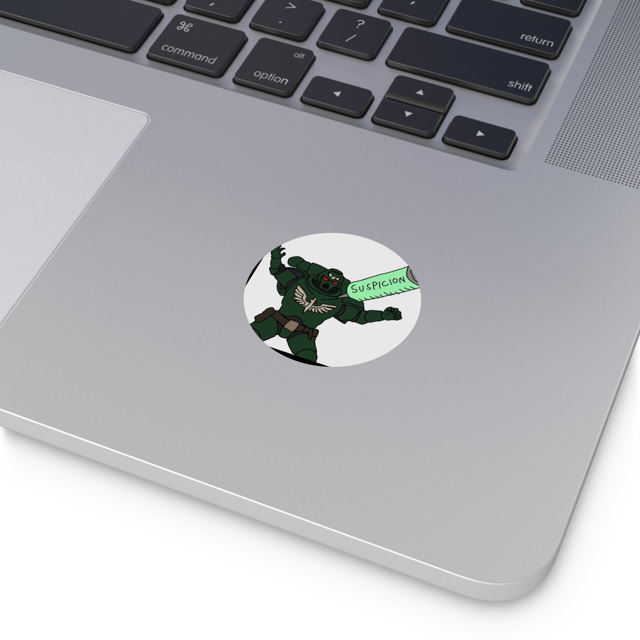 SUSPICION - Round Vinyl Stickers
