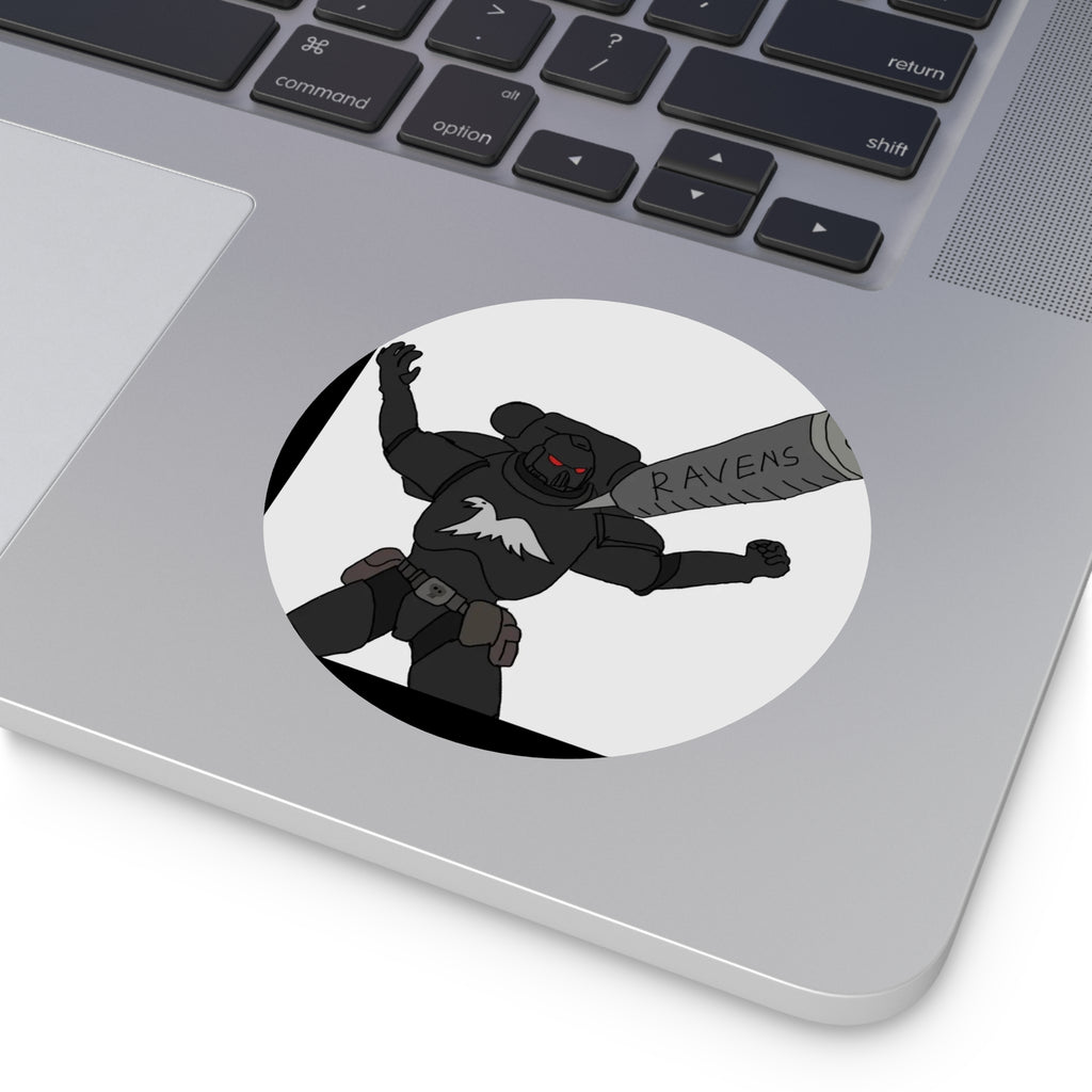 RAVEN'S — Round Vinyl Decal