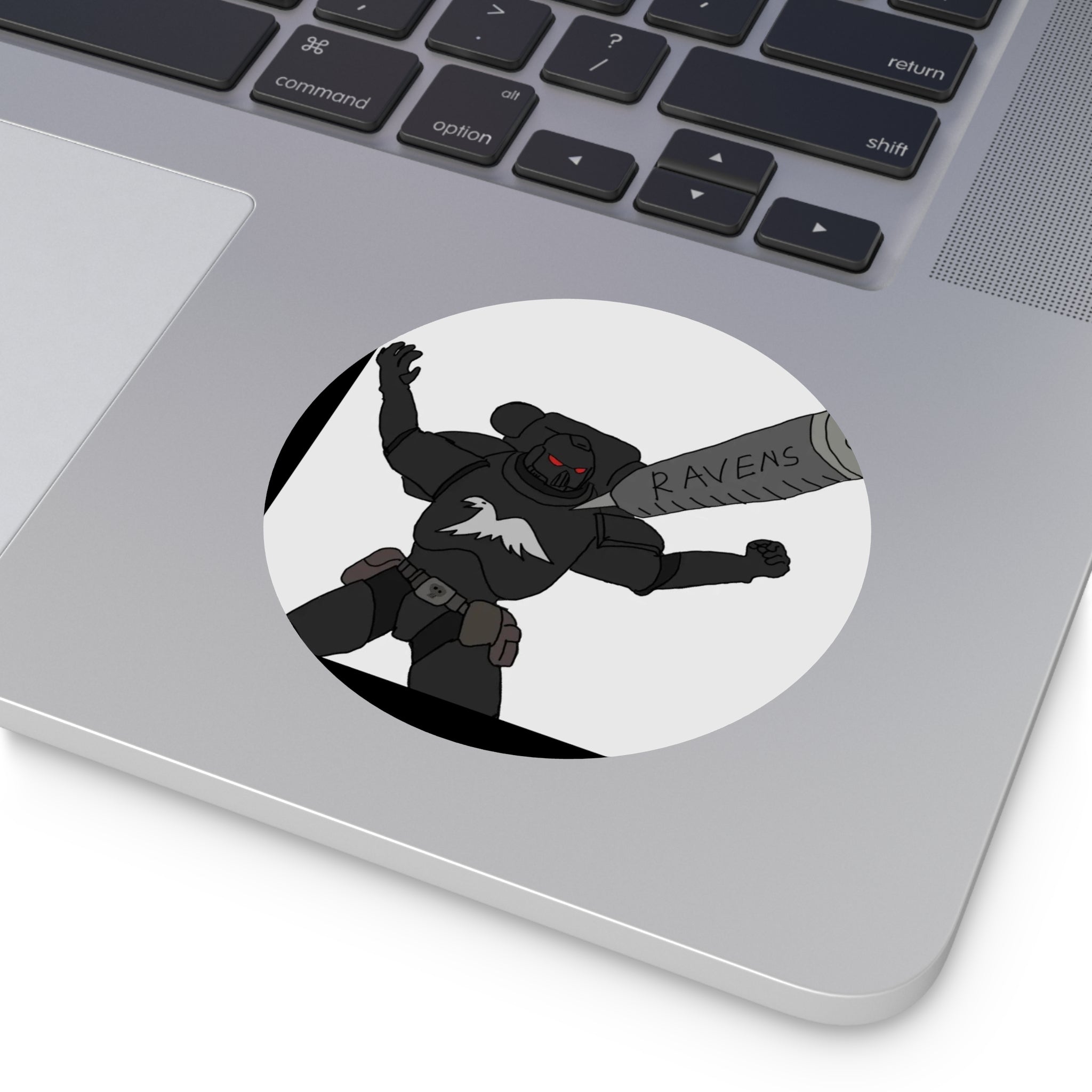 RAVEN'S — Round Vinyl Decal