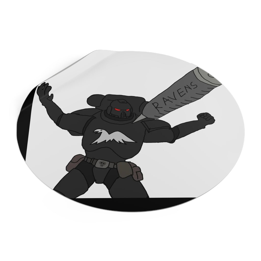 RAVEN'S — Round Vinyl Decal
