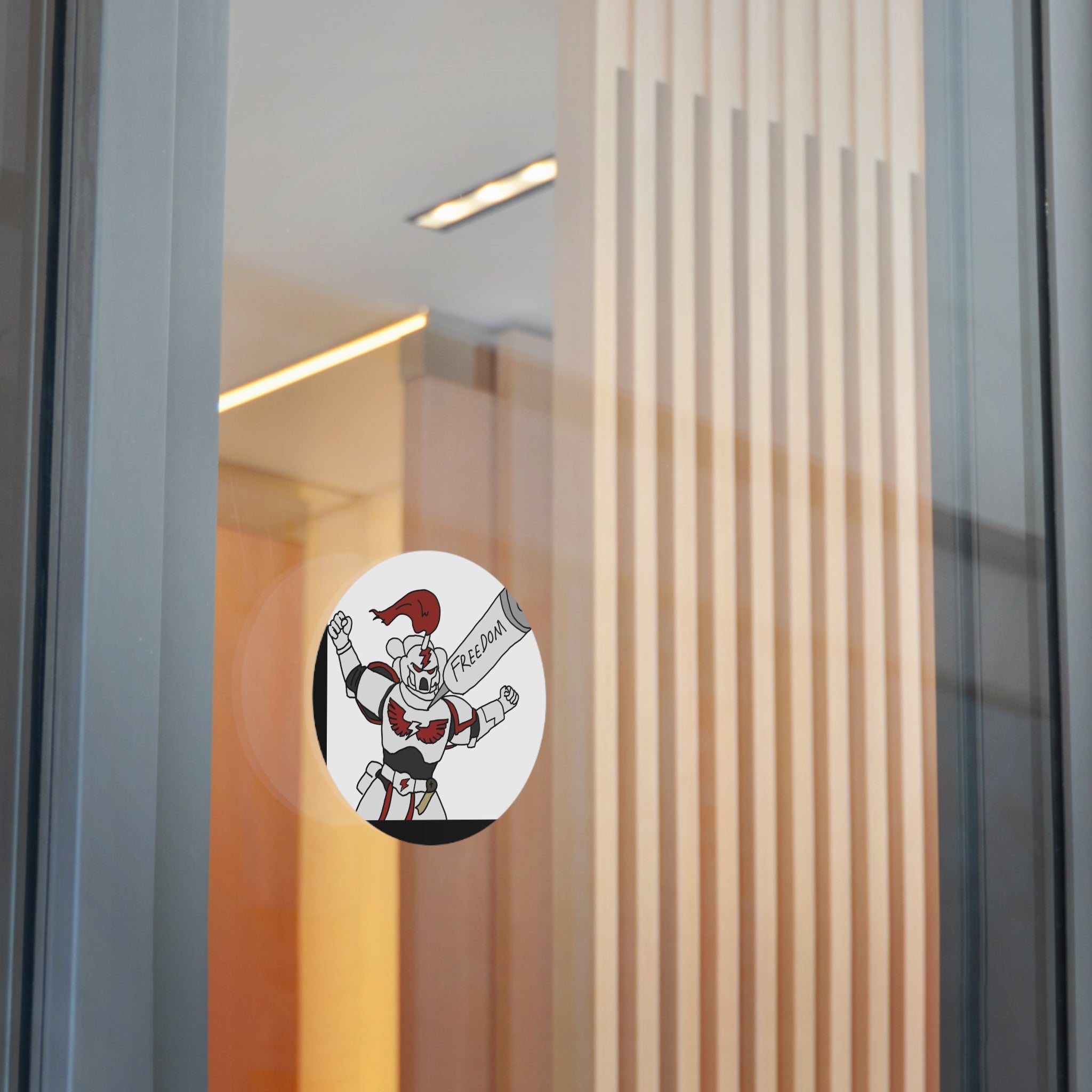 Freedom - Round Vinyl Sticker