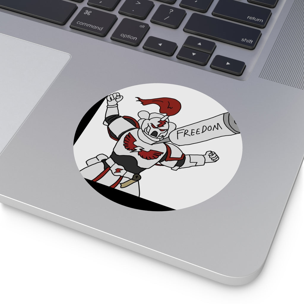 Freedom - Round Vinyl Sticker