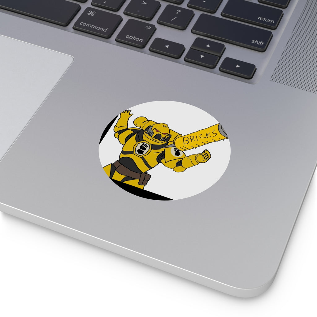 BRICKS MARINE — Vinyl Round Sticker