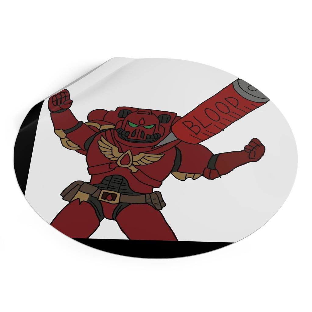 Blood - Round Vinyl Sticker