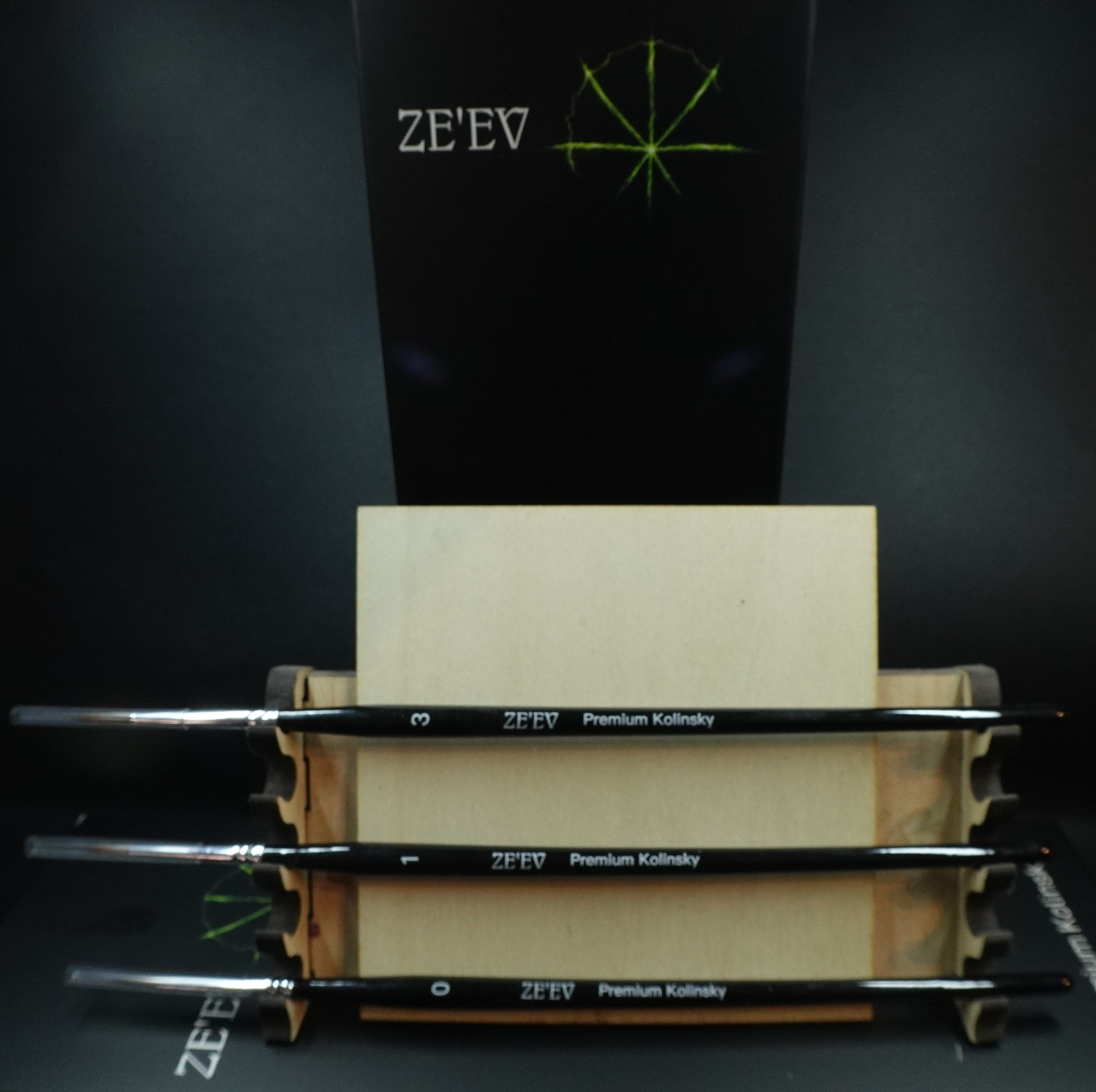 SE'EV Kolinsky Sable Miniature Paint Brush Set (3pcs)
