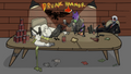 Drunk Hammer Poster — Humorous Party-Animal Art Print