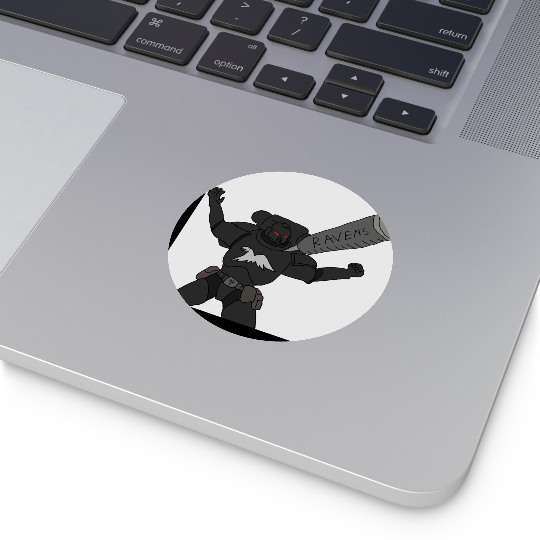 RAVEN'S — Round Vinyl Decal