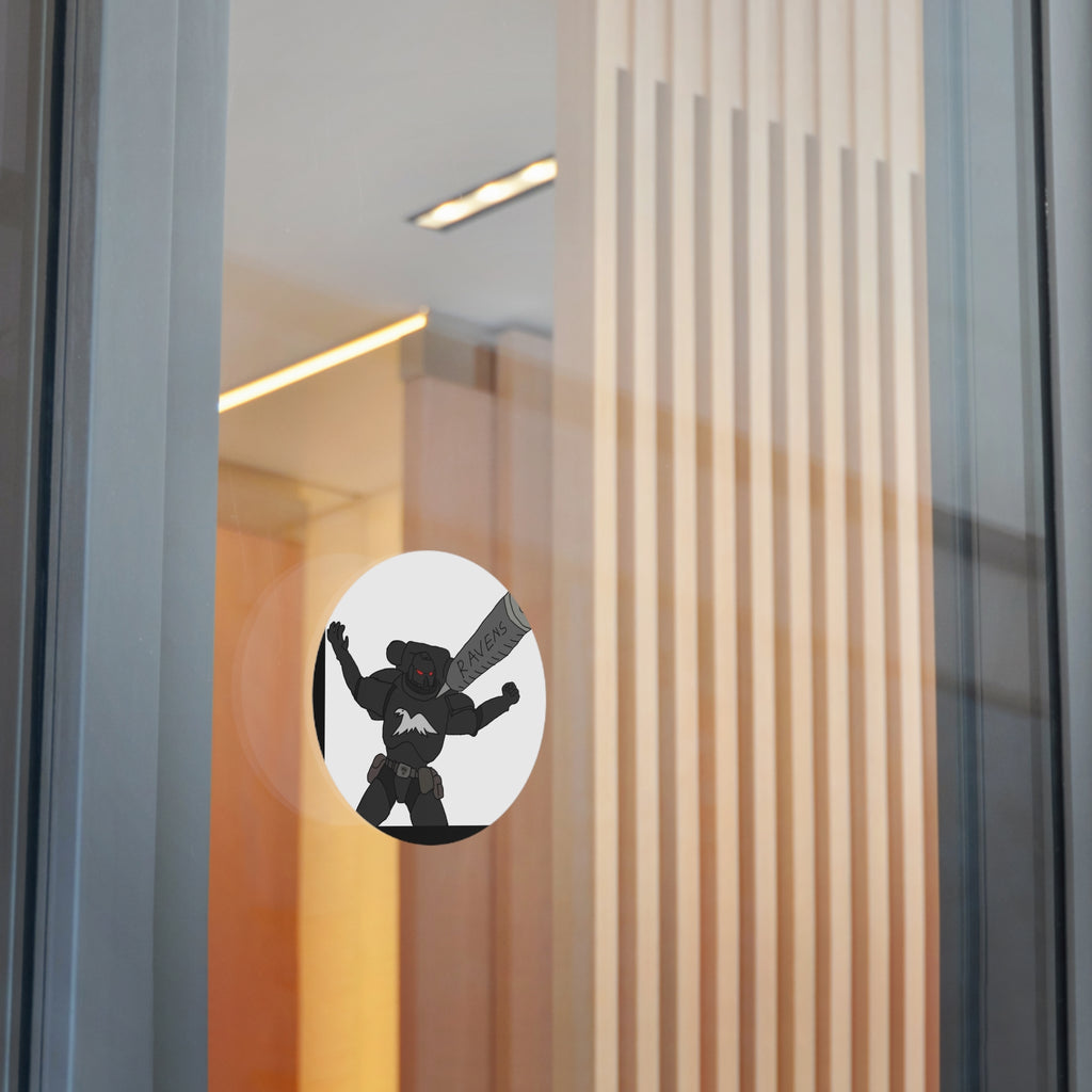RAVEN'S — Round Vinyl Decal