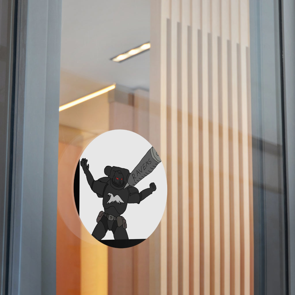 RAVEN'S — Round Vinyl Decal