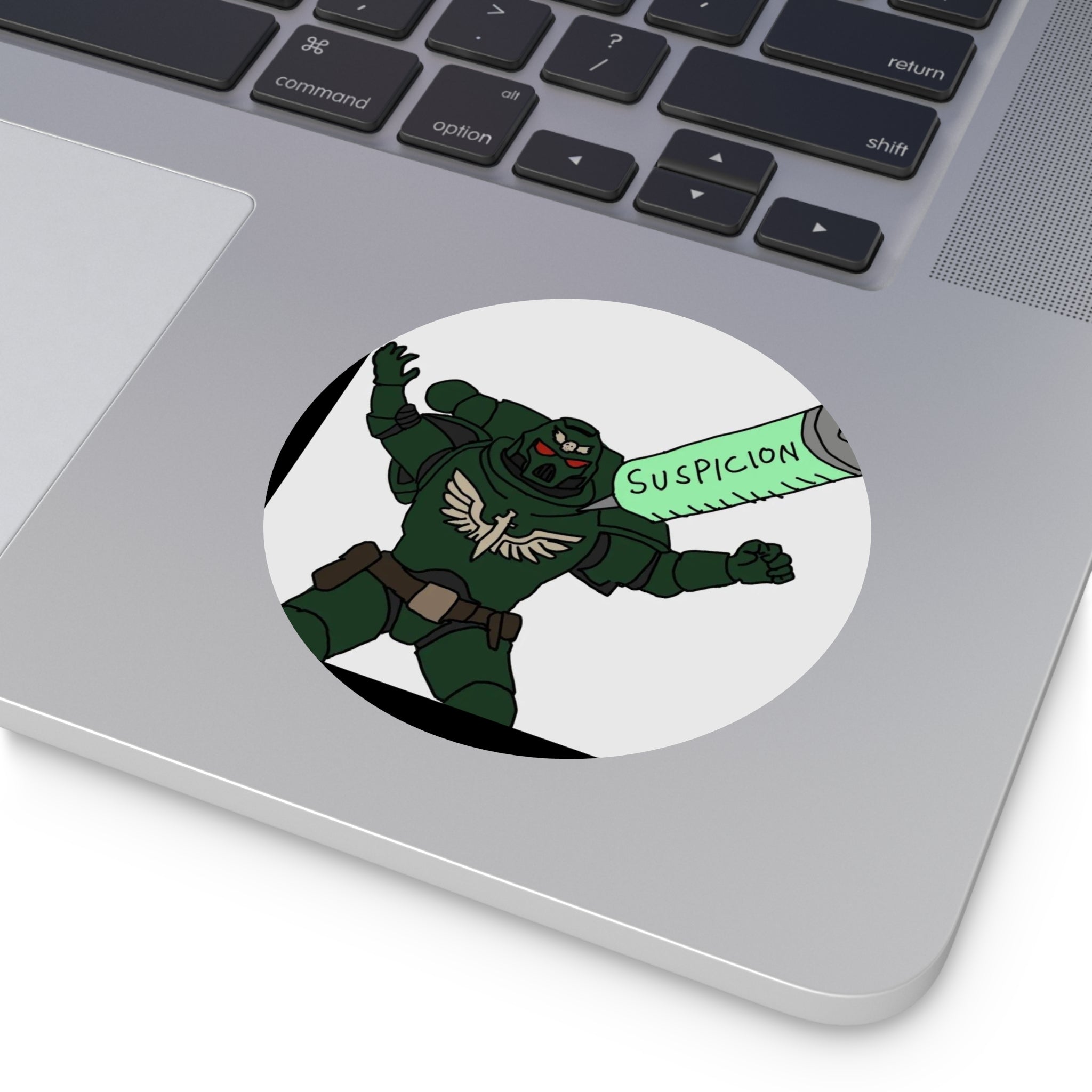 SUSPICION - Round Vinyl Stickers