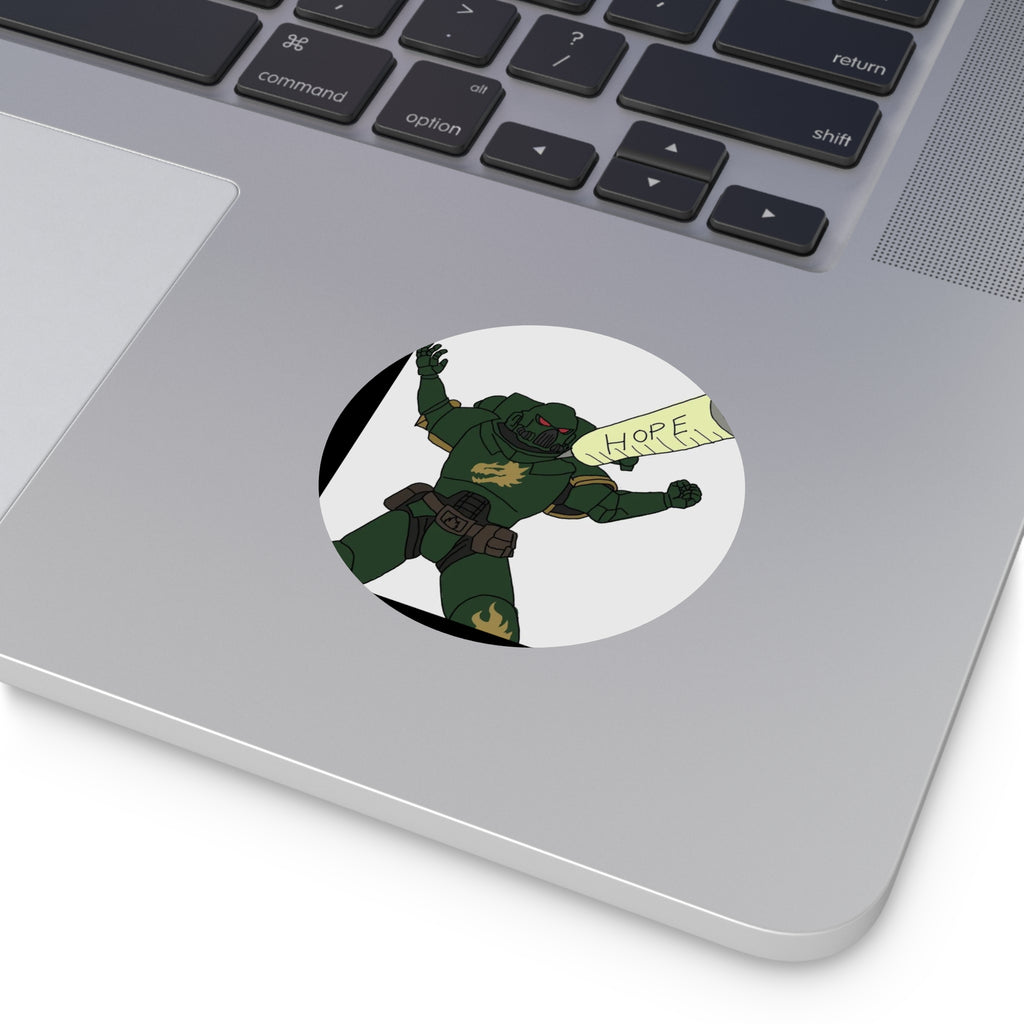 'Hope' Round Vinyl Sticker