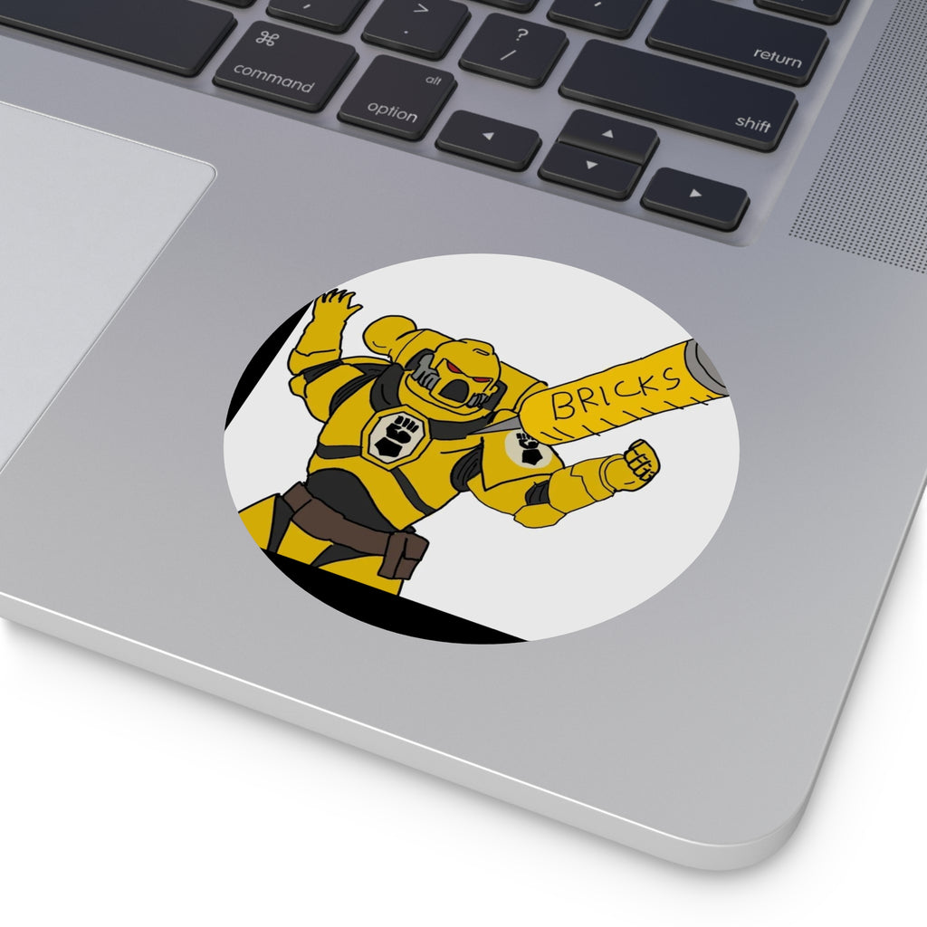 BRICKS MARINE — Vinyl Round Sticker