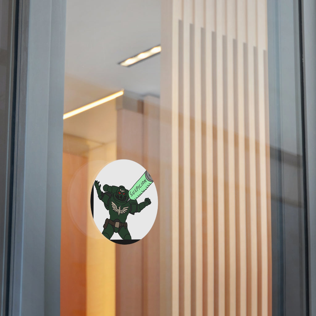 SUSPICION - Round Vinyl Stickers