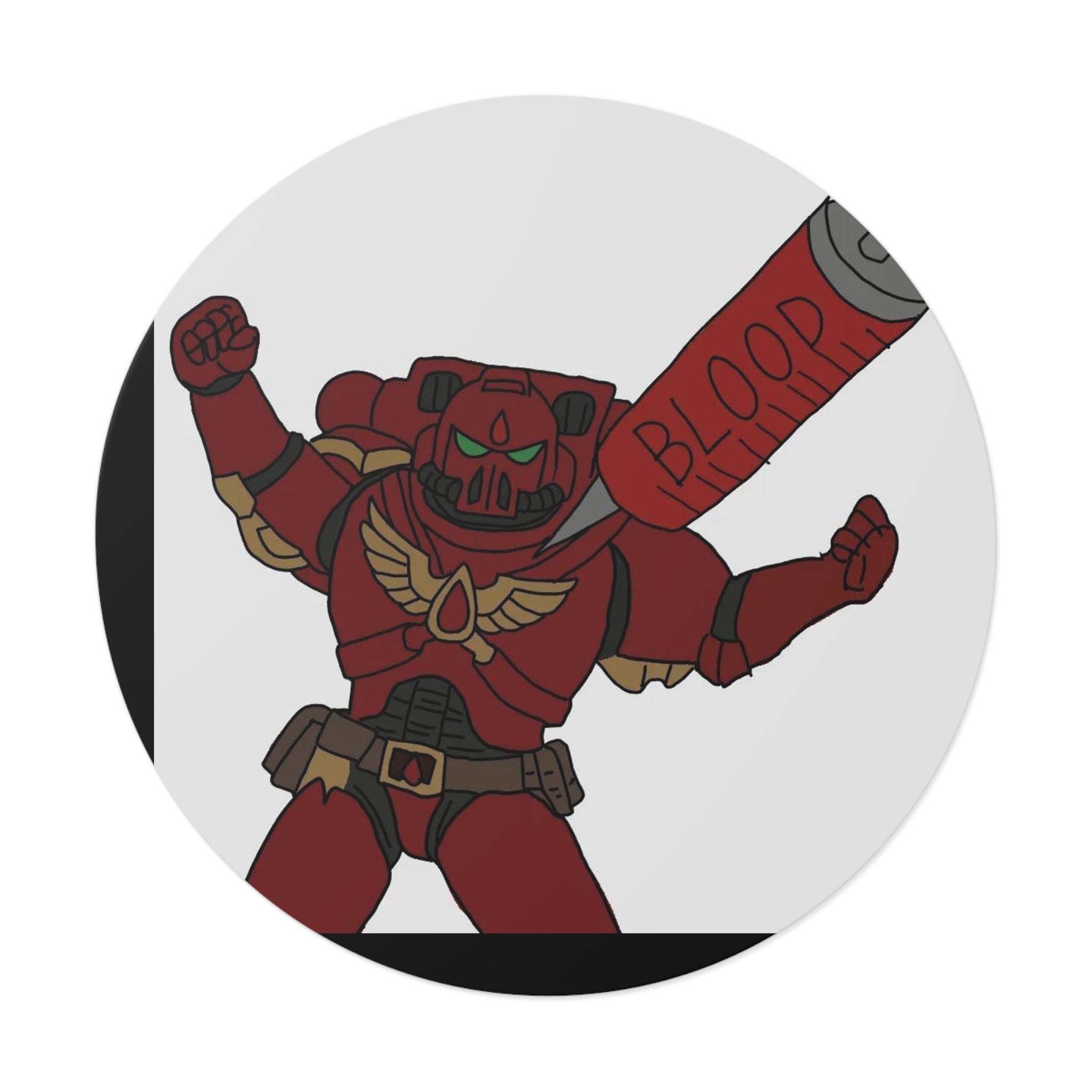 Blood - Round Vinyl Sticker