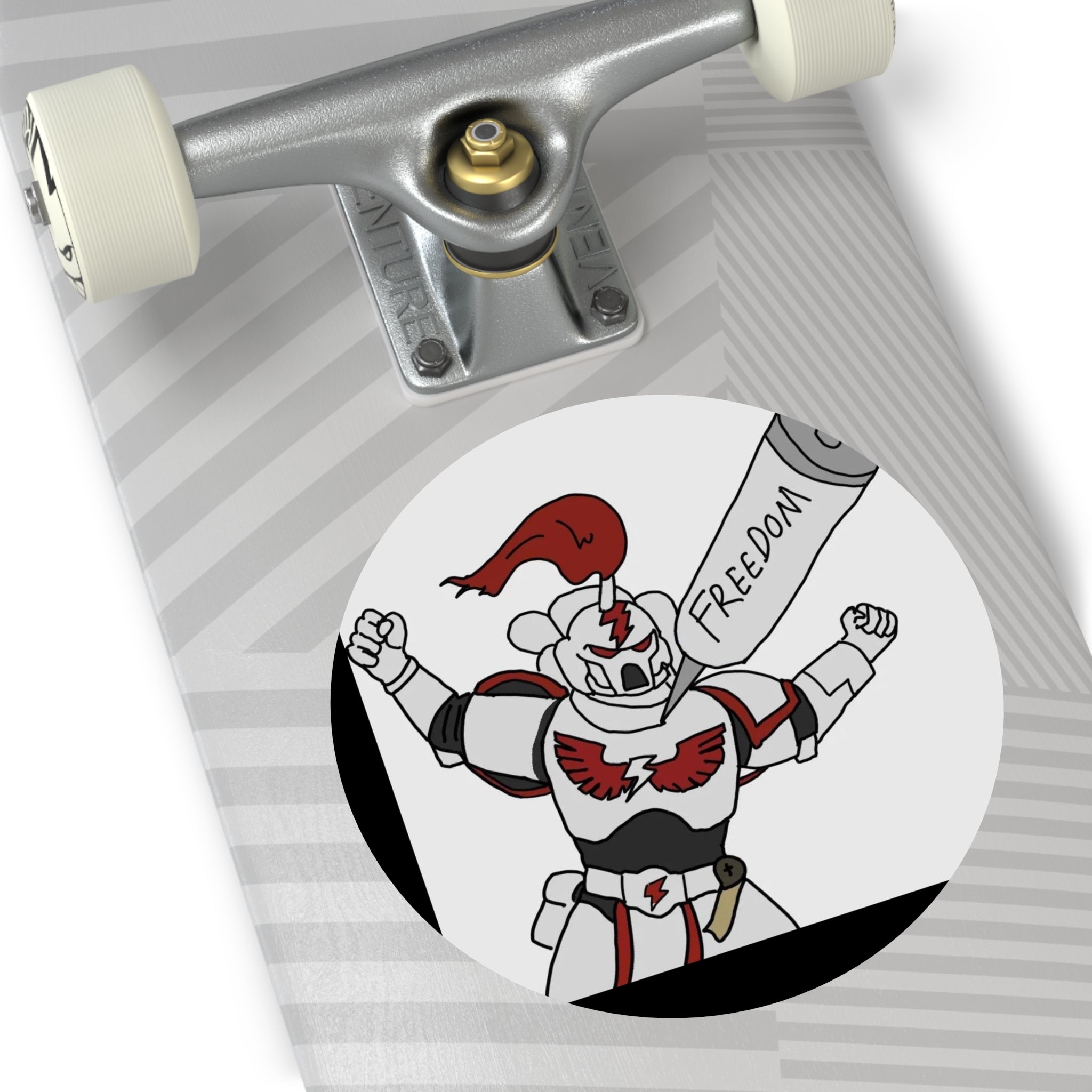Freedom - Round Vinyl Sticker