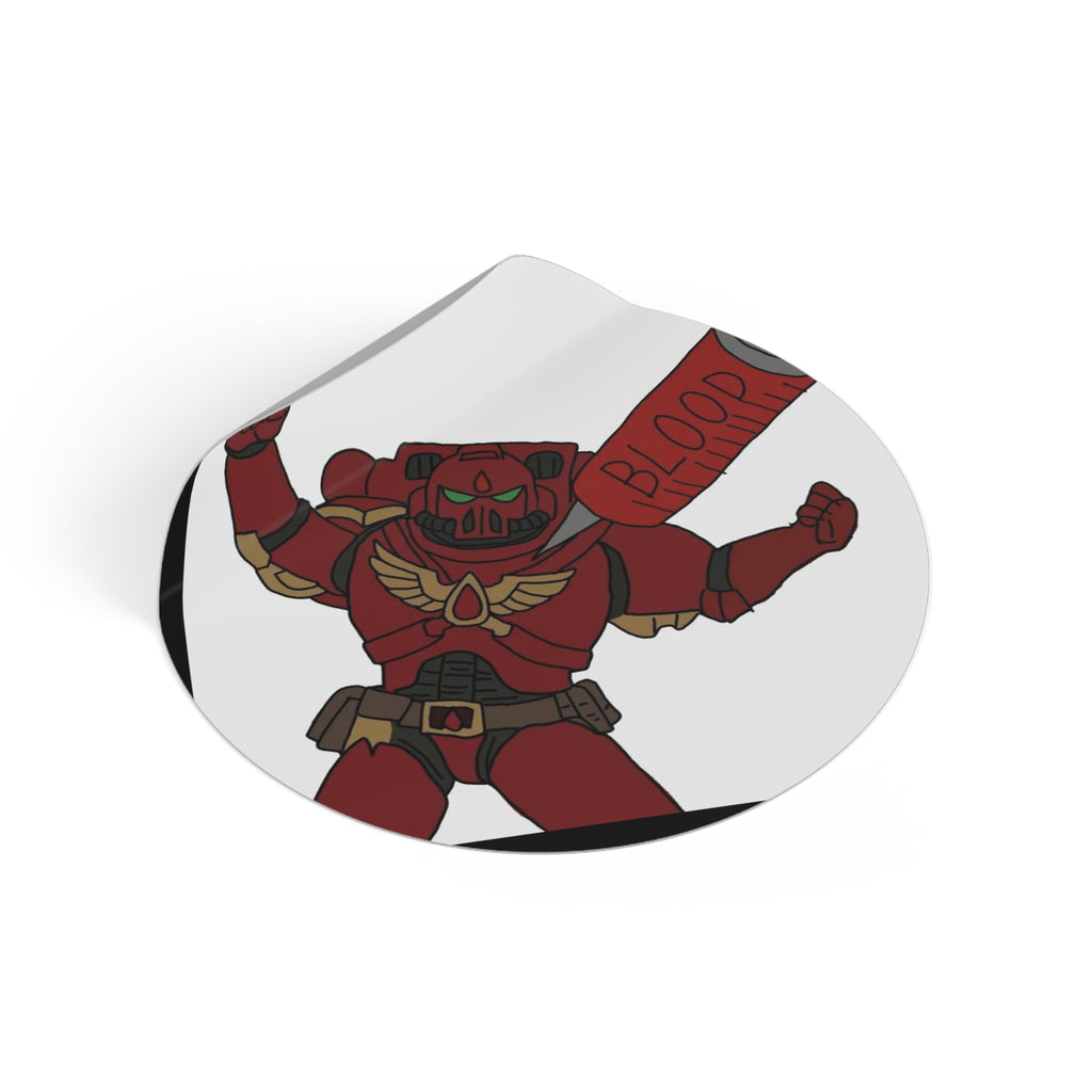 Blood - Round Vinyl Sticker