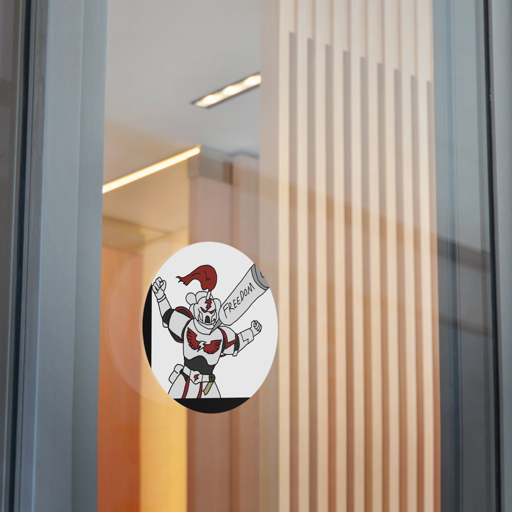 Freedom - Round Vinyl Sticker