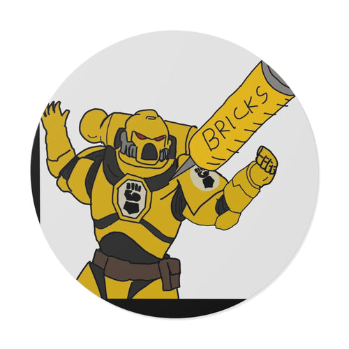 BRICKS MARINE — Vinyl Round Sticker